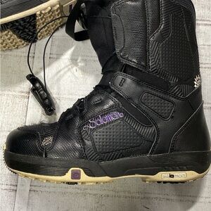 Salomon Snowboard Boots Black Purple